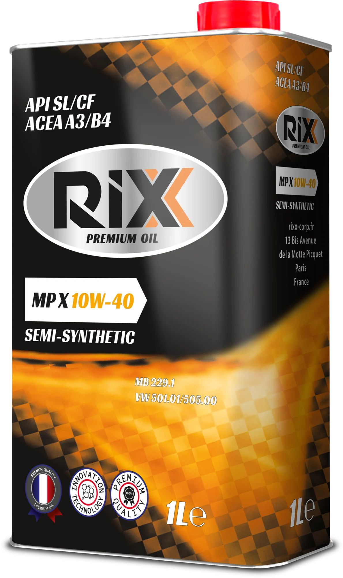 масло мот.RIXX MP X 10W40 SL/CF A3/B4 1L